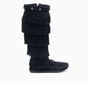 Minnetonka Fringe Boots